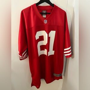 Men’s NFL Deion Sanders Red Football Jersey Size XL